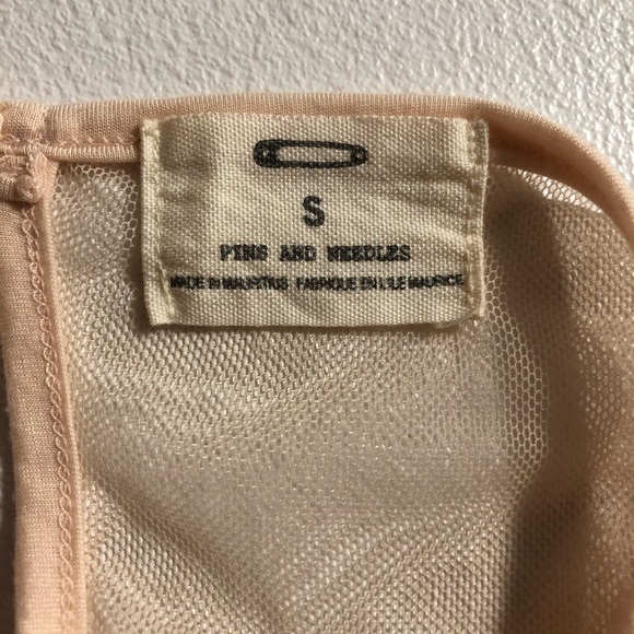 UO Pins & Needles Baby Pink Flowy Tank Top - Picture 9 of 10